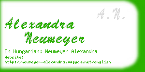 alexandra neumeyer business card